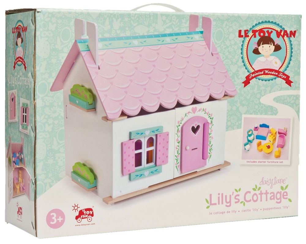 Кукольный домик лили с мебелью le toy van